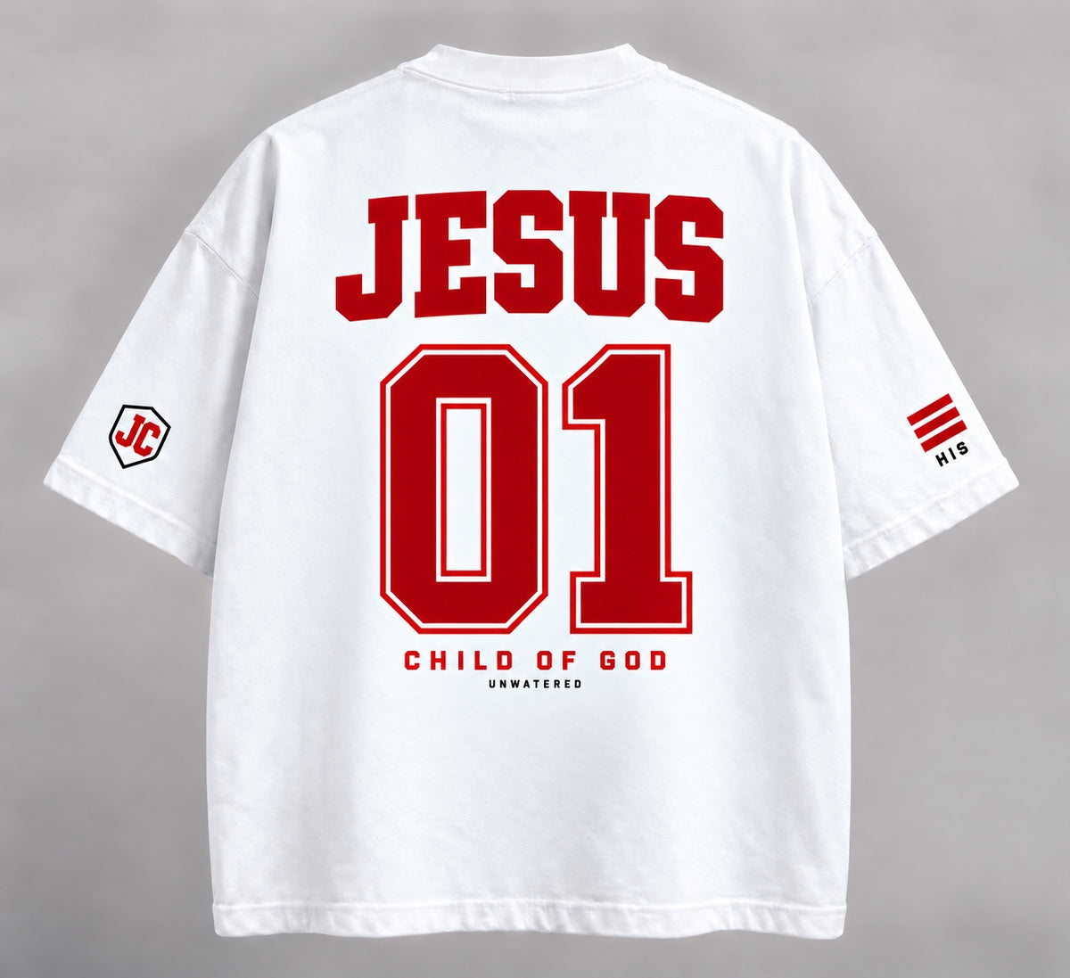 Child of God T-shirt JESUS 01 back design mockup